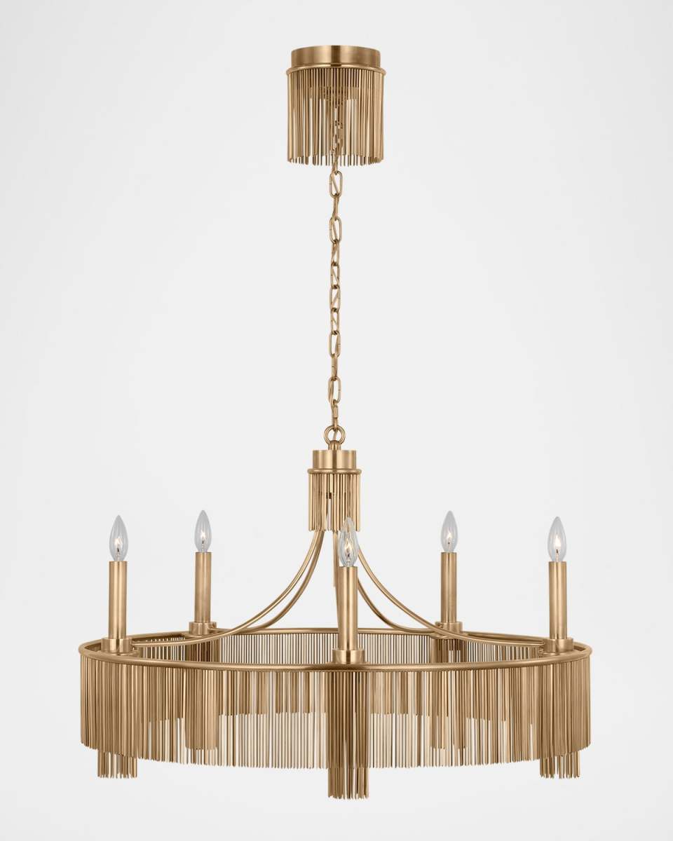 Sutton 34" 5-Light Chandelier by Fisher Weisman